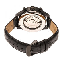 Load image into Gallery viewer, Heritor Automatic Benedict Leather-Band Watch w/ Day/Date - Black - HERHR6805