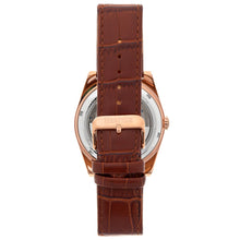 Load image into Gallery viewer, Heritor Automatic Daxton Skeleton Watch - Brown/Rose Gold - HERHS3005