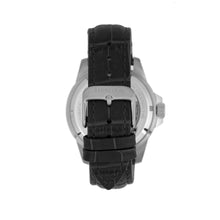 Load image into Gallery viewer, Heritor Automatic Lucius Leather-Band Watch w/Date - Silver/White - HERHR7806
