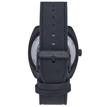 Load image into Gallery viewer, Heritor Automatic Gatling Skeletonized Leather-Band Watch - Black - HERHS2305