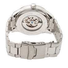 Load image into Gallery viewer, Heritor Automatic Crew Semi-Skeleton Bracelet Watch - Silver/Olive - HERHR7010