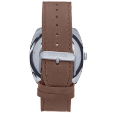 Load image into Gallery viewer, Heritor Automatic Gatling Skeletonized Leather-Band Watch - Silver/Light Brown - HERHS2302