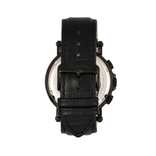 Load image into Gallery viewer, Heritor Automatic Kingsley Leather-Band Watch w/Day/Date - Black - HERHR4810
