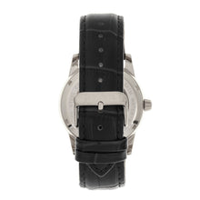 Load image into Gallery viewer, Heritor Automatic Davidson Semi-Skeleton Leather-Band Watch - Silver - HERHR8001
