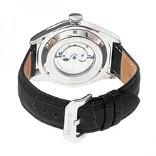 Load image into Gallery viewer, Heritor Automatic Barnes Leather-Band Watch w/Date - Silver - HERHR7101