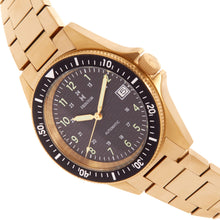 Load image into Gallery viewer, Heritor Automatic Calder Bracelet Watch w/Date - Gold/Black - HERHS2802