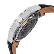Load image into Gallery viewer, Heritor Automatic Romulus Leather-Band Watch - Silver/Black - HERHR6404