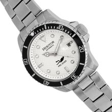Load image into Gallery viewer, Heritor Automatic Lucius Bracelet Watch w/Date - Silver/White - HERHR7801
