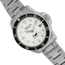 Load image into Gallery viewer, Heritor Automatic Lucius Bracelet Watch w/Date - Silver/White - HERHR7801