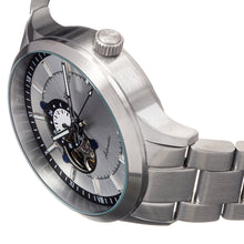 Load image into Gallery viewer, Heritor Automatic Oscar Semi-Skeleton Bracelet Watch - Silver - HERHS1007