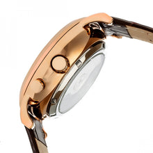 Load image into Gallery viewer, Heritor Automatic Edmond Leather-Band Watch w/Date - Rose Gold/Black - HERHR6205