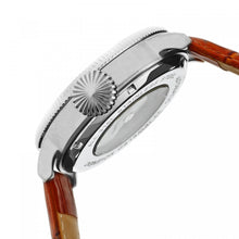 Load image into Gallery viewer, Heritor Automatic Olds Leather-Band Watch - Silver/Black/Camel - HERHR3204