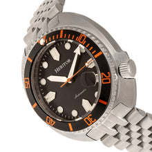 Load image into Gallery viewer, Heritor Automatic Morrison Bracelet Watch w/Date - Black/Orange - HERHR7610