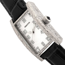 Load image into Gallery viewer, Heritor Automatic Jefferson Leather-Band Watch - Silver/White - HERHR8802
