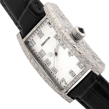Load image into Gallery viewer, Heritor Automatic Jefferson Leather-Band Watch - Silver/White - HERHR8802