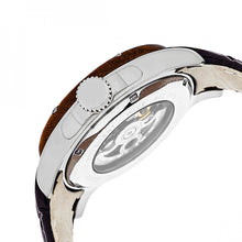 Load image into Gallery viewer, Heritor Automatic Belmont Skeleton Leather-Band Watch - Silver/Black - HERHR3902