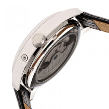 Load image into Gallery viewer, Heritor Automatic Sebastian Semi-Skeleton Leather-Band Watch  - Silver - HERHR6901