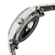 Load image into Gallery viewer, Heritor Automatic Aries Skeleton Dial Bracelet Watch - Silver/Black - HERHR4402
