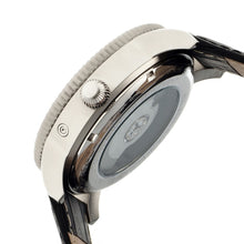 Load image into Gallery viewer, Heritor Automatic Piccard Semi-Skeleton Leather-Band Watch - Silver/Black - HERHR2002