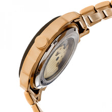 Load image into Gallery viewer, Heritor Automatic Helmsley Semi-Skeleton Bracelet Watch - Rose Gold/Black- HERHR5004