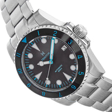 Load image into Gallery viewer, Heritor Automatic Luciano Bracelet Watch w/Date - Black/Blue - HERHS1504