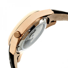 Load image into Gallery viewer, Heritor Automatic Alexander Semi-Skeleton Leather-Band Watch - Rose Gold/White - HERHR4905

