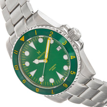 Load image into Gallery viewer, Heritor Automatic Luciano Bracelet Watch w/Date - Green - HERHS1505
