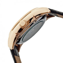 Load image into Gallery viewer, Heritor Automatic Nicollier Skeleton Leather-Band Watch - Rose Gold/Black - HERHR1905