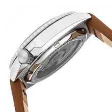 Load image into Gallery viewer, Heritor Automatic Morrison Leather-Band Watch w/Date - Camel/Silver - HERHR7606