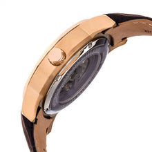 Load image into Gallery viewer, Heritor Automatic Romulus Leather-Band Watch - Rose Gold/Black - HERHR6406