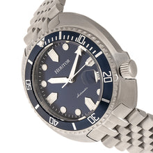 Load image into Gallery viewer, Heritor Automatic Morrison Bracelet Watch w/Date - Blue - HERHR7614