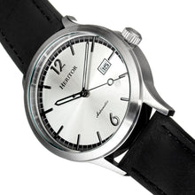 Load image into Gallery viewer, Heritor Automatic Becker Leather-Band Watch w/Date - Silver - HERHR9601
