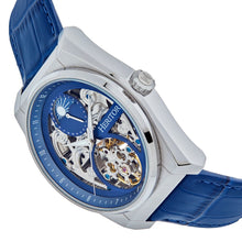 Load image into Gallery viewer, Heritor Automatic Daxton Skeleton Watch - Blue - HERHS3003