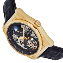 Load image into Gallery viewer, Heritor Automatic Daxton Skeleton Watch - Black/Gold - HERHS3004