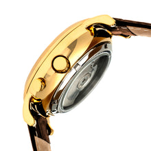 Load image into Gallery viewer, Heritor Automatic Edmond Leather-Band Watch w/Date - Gold/Black - HERHR6204