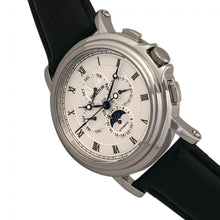 Load image into Gallery viewer, Heritor Automatic Kingsley Leather-Band Watch w/Day/Date - Silver/White - HERHR4807