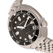 Load image into Gallery viewer, Heritor Automatic Matador Box Set with Interchangable Bands and Date Display - Black/Silver - HERHR9301