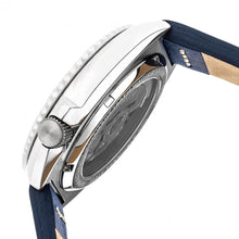 Load image into Gallery viewer, Heritor Automatic Morrison Leather-Band Watch w/Date - Blue/Silver - HERHR7605