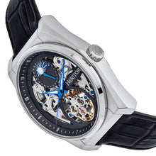 Load image into Gallery viewer, Heritor Automatic Daxton Skeleton Watch - Black - HERHS3002