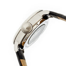 Load image into Gallery viewer, Heritor Automatic Olds Leather-Band Watch - Silver/Black/Black - HERHR3202