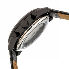 Load image into Gallery viewer, Heritor Automatic Benedict Leather-Band Watch w/ Day/Date - Black - HERHR6805