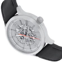 Load image into Gallery viewer, Heritor Automatic Dayne Leather-Band Watch w/Date - Grey/White - HERHS2608