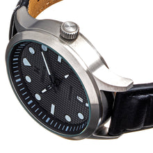 Load image into Gallery viewer, Heritor Automatic Bradford Leather-Band Watch w/Date - Gray & Black - HERHS1103