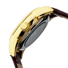 Load image into Gallery viewer, Heritor Automatic Nicollier Skeleton Leather-Band Watch - Rose Gold/Black - HERHR1905