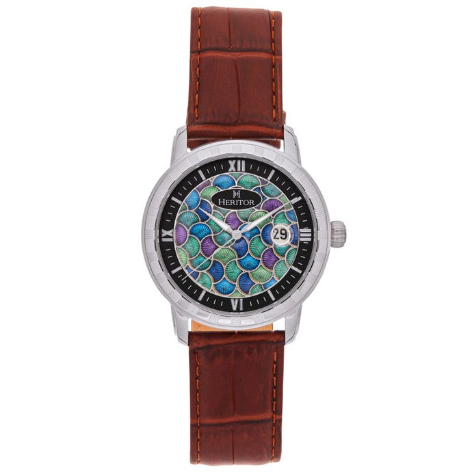 Heritor Automatic Protégé Leather-Band Watch w/Date - HERHS2902