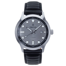 Load image into Gallery viewer, Heritor Automatic Bradford Leather-Band Watch w/Date - Gray &amp; Black - HERHS1108
