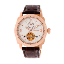 Load image into Gallery viewer, Heritor Automatic Helmsley Semi-Skeleton Bracelet Watch - Rose Gold/White- HERHR5008