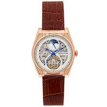 Load image into Gallery viewer, Heritor Automatic Daxton Skeleton Watch - Brown/Rose Gold - HERHS3005