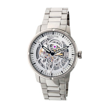Load image into Gallery viewer, Heritor Automatic Ryder Skeleton Dial Bracelet Watch - Silver/White - HERHR4607