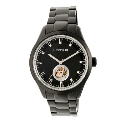 Heritor Automatic Crew Semi-Skeleton Men's Watch - HERHR7003